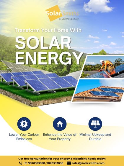 I can help you transform your home with solar energy. My solutions lower your carbon emissions, enhance your property value, and require minimal upkeep.
