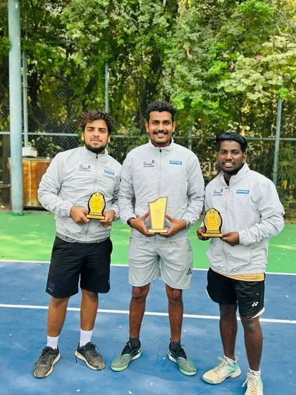 The top three finishers in our 2023 Inter-Coaches Tournament. A bit of friendly competition keeps us at the top of our game.