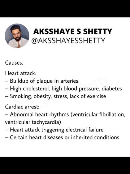 Heart attack and cardiac arrest sound similar but are very different emergencies. Understanding the distinction, what causes them, and the warning signs can be life-saving knowledge.