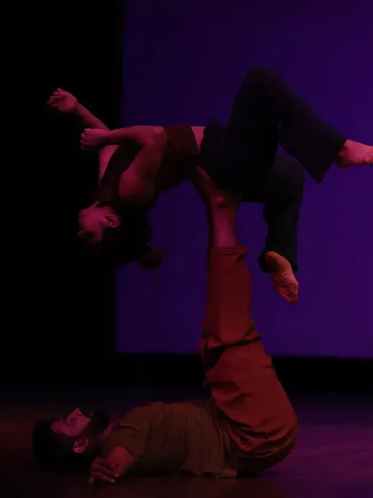 Trust, strength, and connection are at the core of our partner work. This is a moment from our contemporary acro performance, showcasing the athleticism and artistry we bring to every choreography.