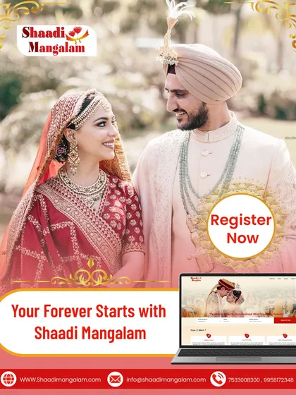 Your forever starts with Shaadi Mangalam. This stunning Sikh couple represents the beautiful unions we facilitate, grounded in tradition and love.