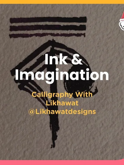 The Ink & Imagination calligraphy workshop at taaburTOD. A unique activity for older kids to explore the art of beautiful writing.