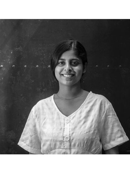 Ar. Gayatri Nadagouda, a project architect whose immaculate presentation skills and organization are a huge asset to our team.