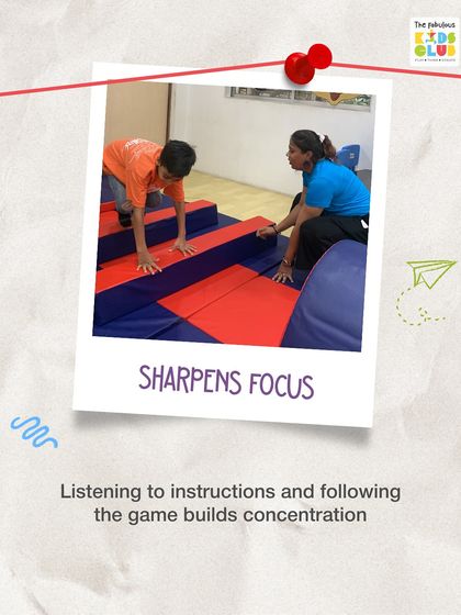 How do you teach a child to focus? By making it part of the game. Listening to instructions from a coach and following the rules of an activity naturally builds their concentration and attention span.