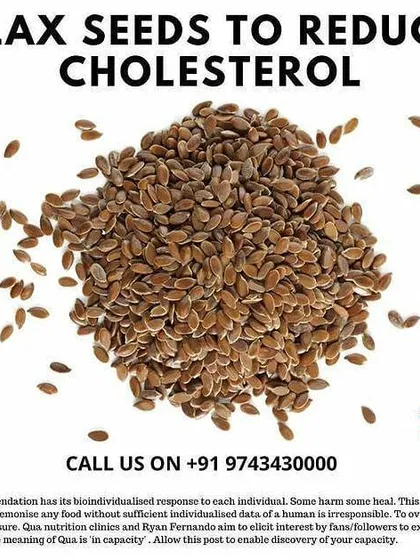 High cholesterol is a common concern, and simple foods can make a big difference. I often recommend flax seeds as a plant-based source of omega-3 fats, which are proven to support heart health and lower stroke risk.