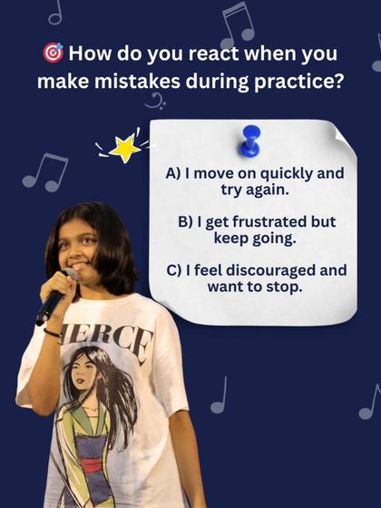 Quiz: How do you react when you make mistakes during practice? Your answer reveals a lot about your progress mindset.