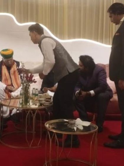 Personally ensuring that the Law Minister of India, Shri Arjun Ram Meghwal, is being well taken care of. This hands-on approach is my promise to every client.