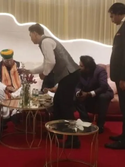 Personally ensuring that the Law Minister of India, Shri Arjun Ram Meghwal, is being well taken care of. This hands-on approach is my promise to every client.
