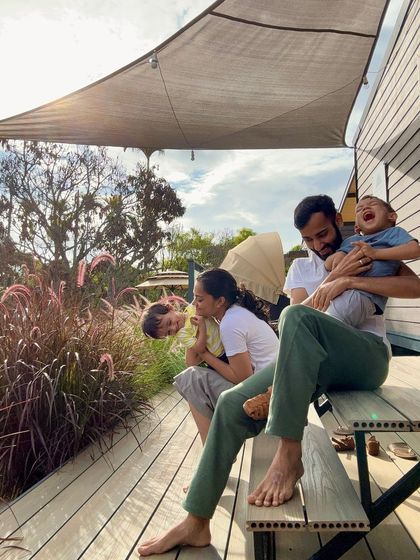 A personal photo of my own family, a reminder of why I am so passionate about documenting childhood and creating timeless memories for others.