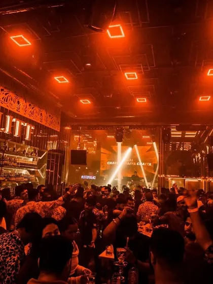 Another angle of the packed floor at Club LITT in Kolkata.