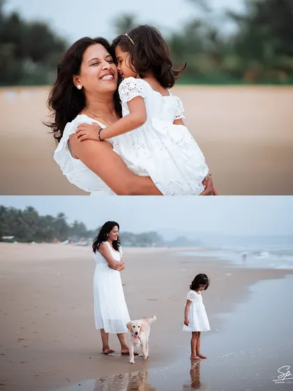 This is what it's all about for me. Capturing that pure, unscripted love between a mother and her child. These quiet whispers and gentle hugs on the beach are the moments that become treasured family portraits.