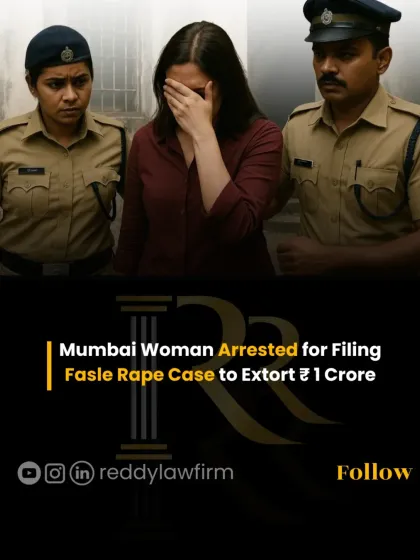 We specialize in defending individuals against false and malicious allegations. This case of a false rape complaint in Mumbai highlights the serious consequences of such accusations and the importance of a thorough legal defense to uncover the truth.