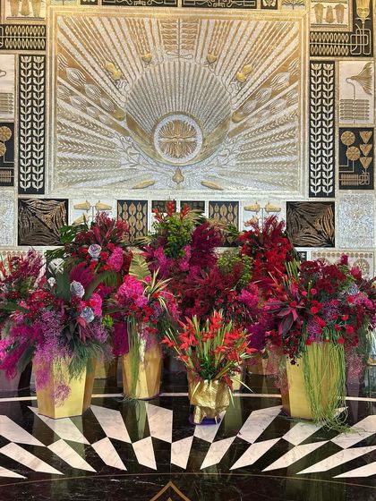 Another perspective of the inaugural installation at Fairmont Mumbai, a moment I was honored to be a part of.