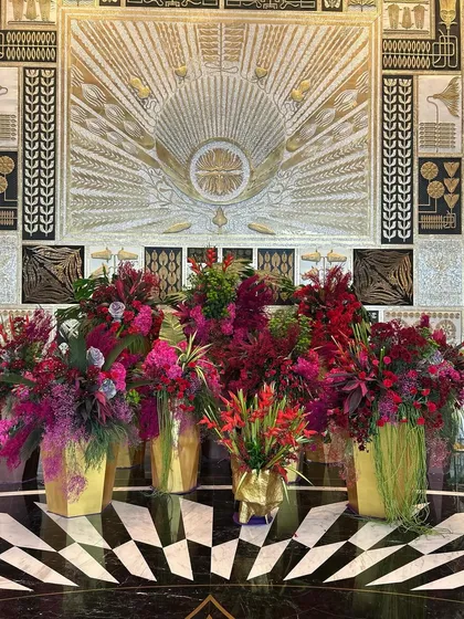 Another perspective of the inaugural installation at Fairmont Mumbai, a moment I was honored to be a part of.