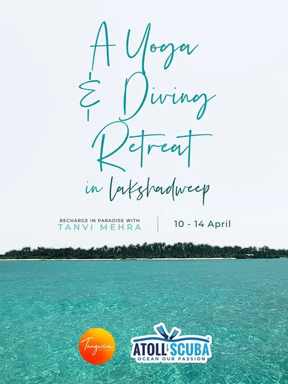 Your invitation to paradise. Our Yoga & Diving Retreat in Lakshadweep is an experience for everyone, whether you're a seasoned yogi or a first-time diver. Join us to recharge your body and soul.