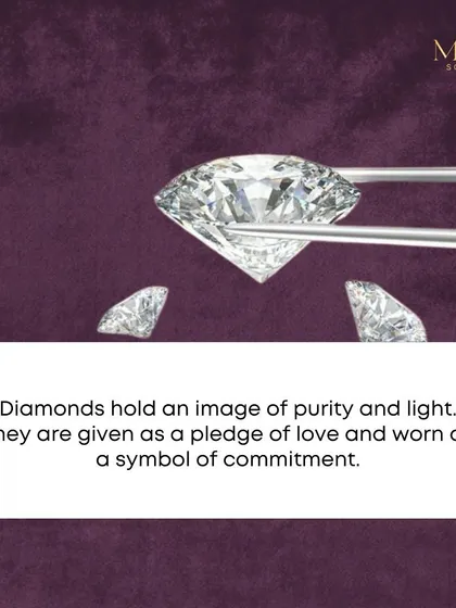 Diamonds are more than just beautiful stones. They are a symbol of purity, light, and commitment. They are given as a pledge of love and worn as a promise that lasts forever.