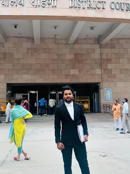 A typical day at the Rohini District Court. I handle a wide range of criminal matters here, including NDPS, 498A, and other IPC offenses.