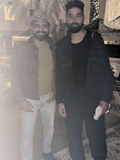 Another shot with AP Dhillon from a fantastic night. My network includes top-tier artists, allowing for unique performance opportunities at my events.