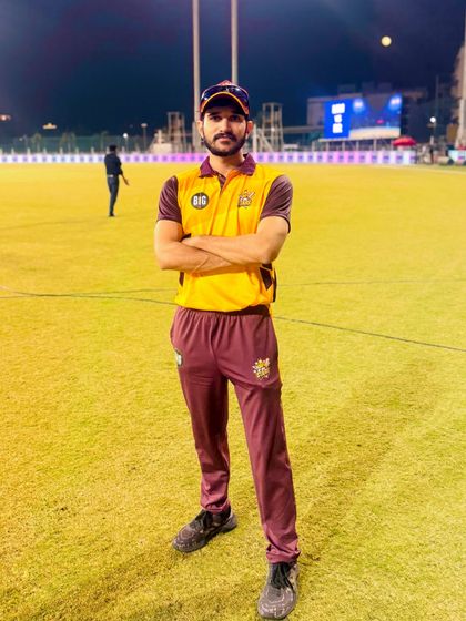 On the field with the Brij Stars team. As team physio, I'm dedicated to ensuring every player is ready for the demands of the game.