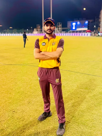 On the field with the Brij Stars team. As team physio, I'm dedicated to ensuring every player is ready for the demands of the game.