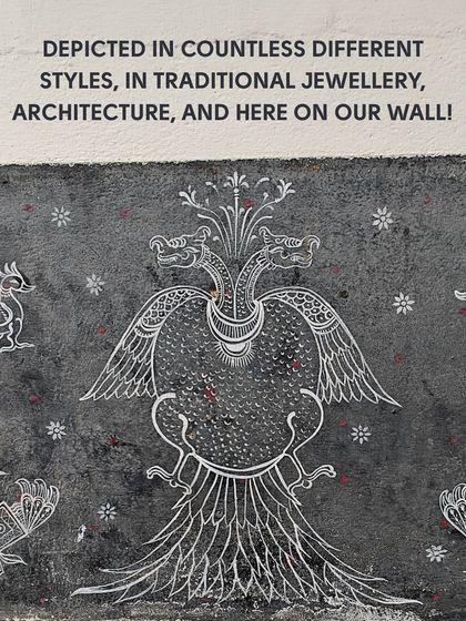 Our design practice is deeply rooted in Karnataka's rich heritage. We are proud custodians of vintage blocks featuring local motifs like the Gandabherunda, a mythological two-headed eagle, and silhouettes of the Vidhana Soudha.