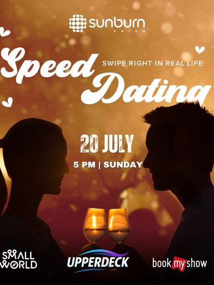 An official poster for our Speed Dating event. We partner with great venues to create the perfect ambiance for making connections.