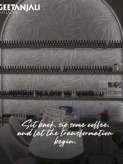 Sit back, sip some coffee, and let the transformation begin. This shot from my Lokhandwala salon captures the feeling of walking in and knowing you're in the right place for a glow-up.