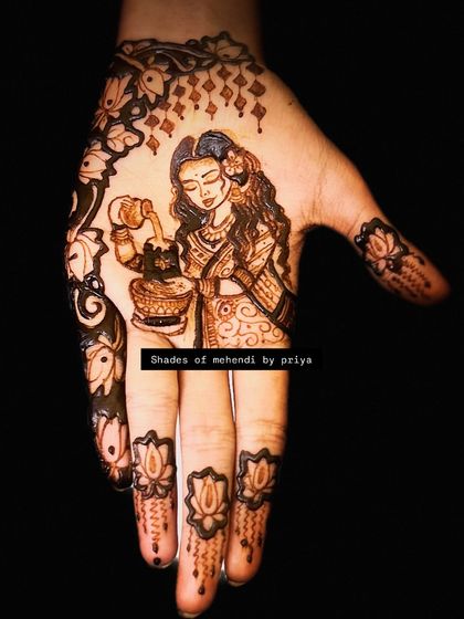Custom Portrait & Figure Mehendi photo 24