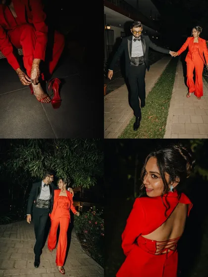 Details from the after-party, from the bride's stylish shoes to the couple walking hand-in-hand. We believe every part of your celebration is worth documenting beautifully.