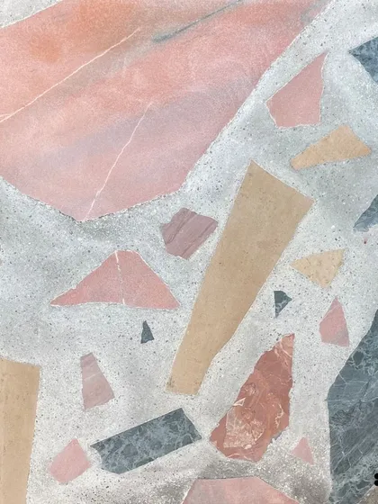 A celebration of rich tones and intricate patterns. Inspired by timeless elegance, our Venetian terrazzo isn’t just a material, it’s a transformation that adds a unique signature to any room.