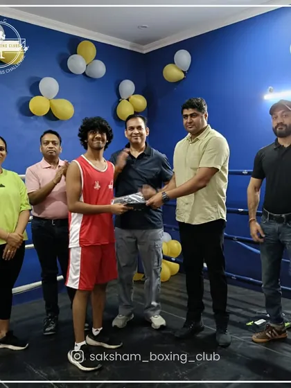 Celebrating another one of our rising stars. It is an honor to recognize the hard work and dedication of my young boxers as they progress.