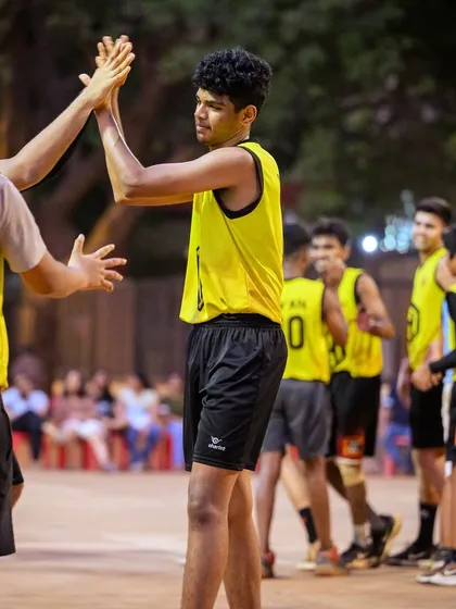 High-fives and teamwork from our U-18 players. The camaraderie is just as important as the competition.