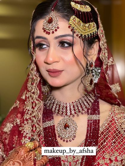 The Royal Bride: Red & Maroon Looks photo 75