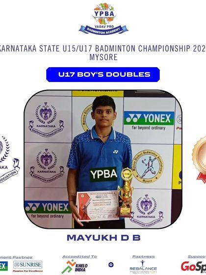 Yadav Pro Badminton Academy - Student-Athlete Development Program National & State Level Champions photo 37