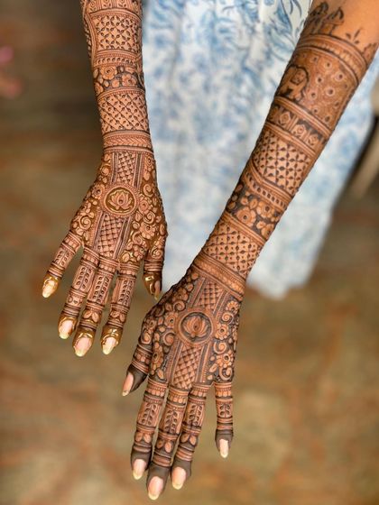 Mitali - Bridal Mehendi Full Bridal Mehendi (Hands) photo 143