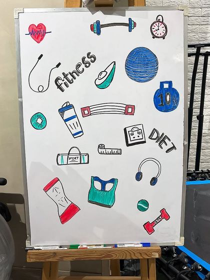 We love to engage with our community. This whiteboard doodle asks a simple question that gets to the heart of why we practice: What is Pilates for you?