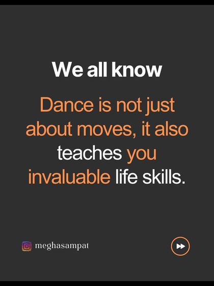 We all know dance is not just about moves; it also teaches you invaluable life skills. It is a journey that shapes our lives in unexpected ways.