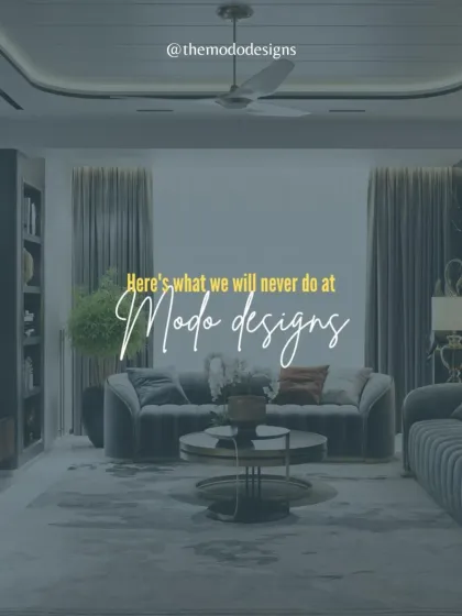 Here's what we will never do at Modo Designs. This series outlines our commitment to smart, functional, and timeless interiors by highlighting common design pitfalls we avoid.