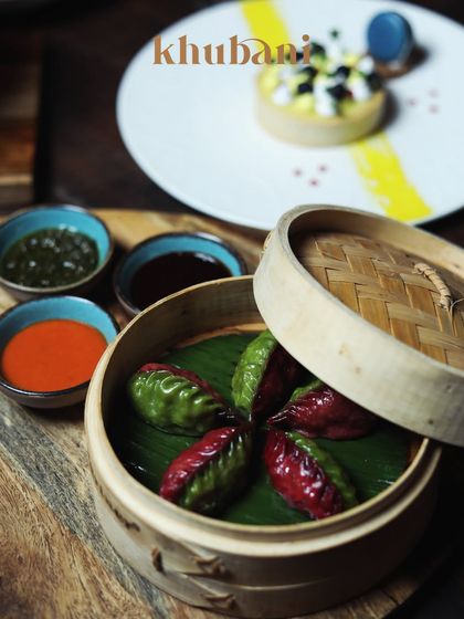 Delicately wrapped and bursting with flavor. Our colorful dim sum are just as delicious as they look, served with a trio of dipping sauces.