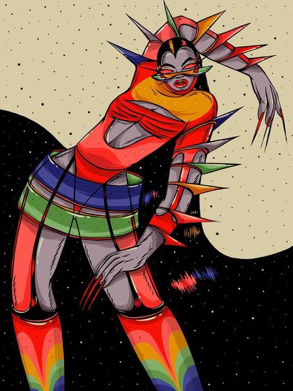 Another dynamic pose from my 'You do you boo' series.