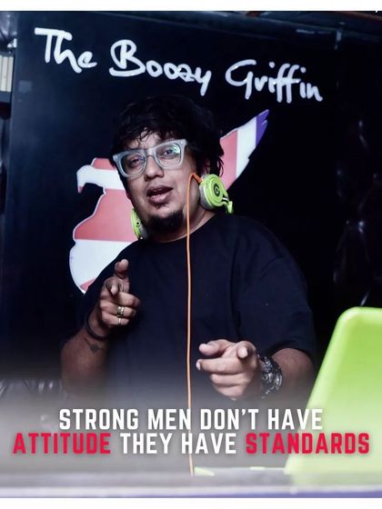 A shot of me at The Boozy Griffin. This image reflects my belief that strong standards, not attitude, are what define a professional.