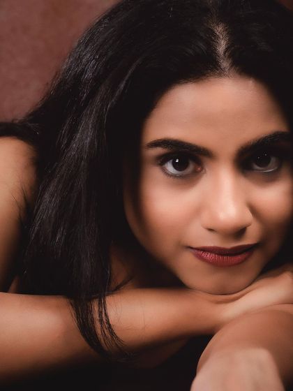 An intimate close-up that focuses on the eyes. This kind of shot creates a powerful connection with the viewer, telling a story through a simple gaze.