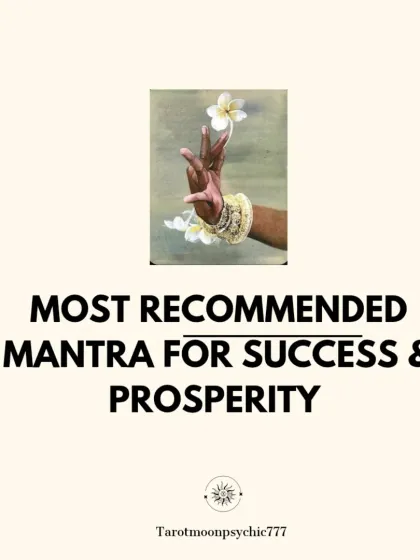 This is the most recommended mantra for attracting both success and prosperity. This post introduces the Shree Lakshmi Ganapati Mantra, a powerful vibration to align you with unstoppable abundance.