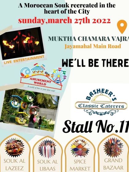 We were excited to set up our stall at the Moroccan Souk event at Chamara Vajra. It was a wonderful opportunity to serve our food amidst live entertainment and a festive bazaar.