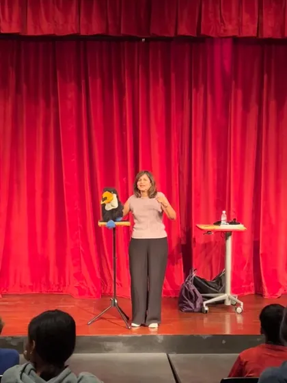 Here's Cantù the toucan, who brings his own unique charm and voice to the performance.
