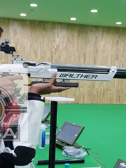 The focus of a competitive shooter is unmatched. This is a glimpse into the intense concentration required for 10M Air Rifle training, using world class equipment like the Walther rifle. We train our athletes to find stillness and precision under pressure.