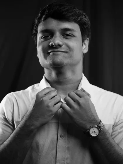 Meet Leander, our drummer. He's the heartbeat of the band, providing the rock-solid rhythm that keeps everyone on track and the dance floor moving.
