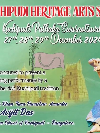 It was a great honor to be invited to perform at the Kuchipudi Flag Golden Jubilee celebrations in Kuchipudi village, the birthplace of our dance form.