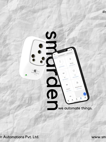 Discover smart control. This portable Smart WiFi Plug lets you control and schedule appliances from your phone, saving energy and adding convenience.