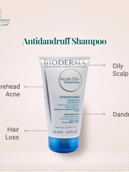 An anti-dandruff shampoo isn't just for your scalp. Its active ingredients can also be effective against fungal acne on the forehead and body, and it can help in preventing certain types of hair loss.